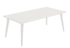Mesa de Centro Fija Color Blanco. Medidas: 100 x 50 cm.