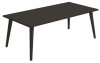 Mesa de Centro Fija Color Negro. Medidas: 100 x 50 cm.