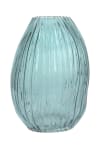 Vase aus Glas 25cm, Blau