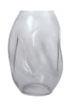 Vase aus Glas 25cm, Grau