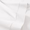 Drap plat coton blanc 240x310 cm