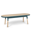 Dos de canapé banc 140 cm, 100% frêne massif