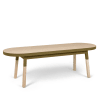 Dos de canapé banc 140 cm, 100% frêne massif