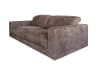 Extrabreites 4-Sitzer Sofa aus Leder, dunkelbraun