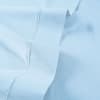 Drap plat coton azur 180x290 cm