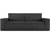 Sofa 3 Sitzer mit Schlaffunktion, in Pet Friendly Cord-Stoff, grau