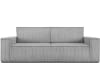 Sofa 3 Sitzer mit Schlaffunktion, in Pet Friendly Cord-Stoff, hellgrau