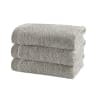 3er-Set Badetücher aus Baumwolle, 100 x 50, grau