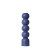Kerzenhalter 3in1 aus Buchenholz , H34cm, Blau