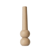 Kerzenhalter Cone aus Buchenholz , H32cm, Natürlich