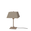 Lampe de table en m√©tal sable, h. 31cm
