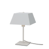 Lampe de table en m√©tal blanc, h. 31cm