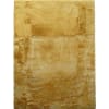 Tapis imitation fourrure extra-doux jaune 120x160