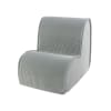 MeowBaby® Kord-Sessel für Kinder, 60x50x40cm, Grau