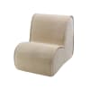 MeowBaby® Kord-Sessel für Kinder, 60x50x40cm, Sand