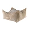 MeowBaby® Quadratischer Kord-Sitzsack, für Kinder, 60x60x35 cm, sand