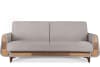 Sofa 3-Sitzer mit Schlaffunktion, grau