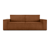 Sofa 3 Sitzer, mit Schlaffunktion, in Pet Friendly Cord-Stoff, creme