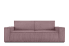 Sofa 3 Sitzer, mit Schlaffunktion, in Pet Friendly Cord-Stoff, violett