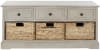 Muebles de almacenaje madera en gris, 40 x 105 x 50 cm