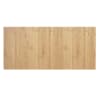 Cabecero de cama de madera maciza en tonos claros 100x75cm