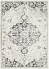 Orientalischer Vintage Teppich Grau/Schwarz 200x275