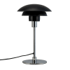 Lampe à poser en métal noir mat