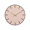 Horloge murale en linoléum rose D28cm