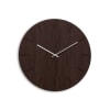 Horloge murale en bois marron D38cm