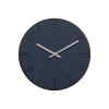 Horloge murale en linoléum bleu D28cm