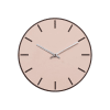 Horloge murale en linoléum rose D28cm