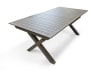 Tavolo da giardino in alluminio quarzo