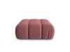 Pouf in velluto, rosa