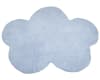 Waschbarer Kinderteppich aus Baumwolle 160x120 cm, blau