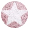 Kinderkissen, waschbarer Baumwollbezug 30x30 cm - Rosa