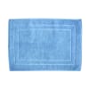 Alfombra de rizo para el baño, 50x70cm. Color azul