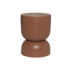 Table d'appoint en métal, terracotta, D32