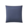 Parure de lit en coton bleu 65x65