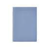 Drap plat en percale de coton bleu olympe 240x300