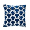 Housse de coussin Bleu nuit en coton (Motif Design) - 40x40 cm