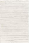 Tapis Shaggy Moderne Blanc/Gris 200x275