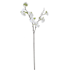 Tige de fleurs de cerisier artificielles blanches H100