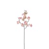 Tallo de flores de cerezo artificiales rosas h80