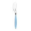 Tartineur couteau à beurre en acier et acrylique bleu clair