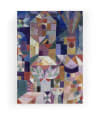 Tela 60x40 stampa Burggarten Paul Klee
