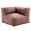 Ecksofa-Sessel für modulares Terrakotta-Sofa