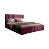Polsterbett mit Bettkasten 120x200 cm, Rot