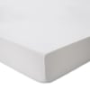 Flanell-Spannbettlaken - 100% Baumwolle - 160x200 cm, Weiß