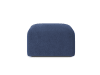 Pouf carré en tissu  bleu nuit