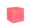 Cube lumineux intérieur extérieur cuby 43 cm recharge solaire + batter